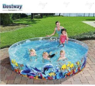 Bestway 55031 Piscine ‎Ronde en Vinyle Et Pvc Pour Enfants 244×46 Cm