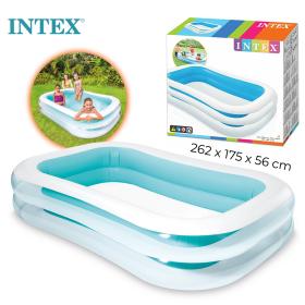 Piscine gonflable rectangulaire 262 x 175 x 56 cm INTEX 56483 – حوض سباحة