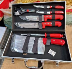 حزمة سكاكين haut qualité 7pcs valise